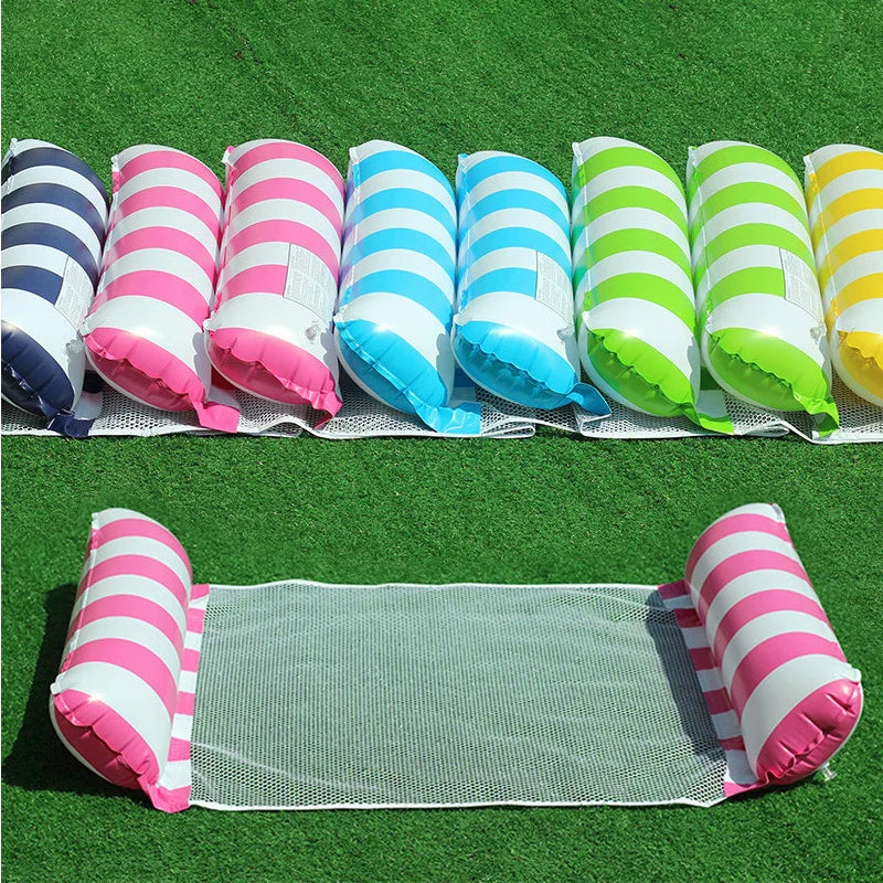 4-in-1 inflatable pool float hammock